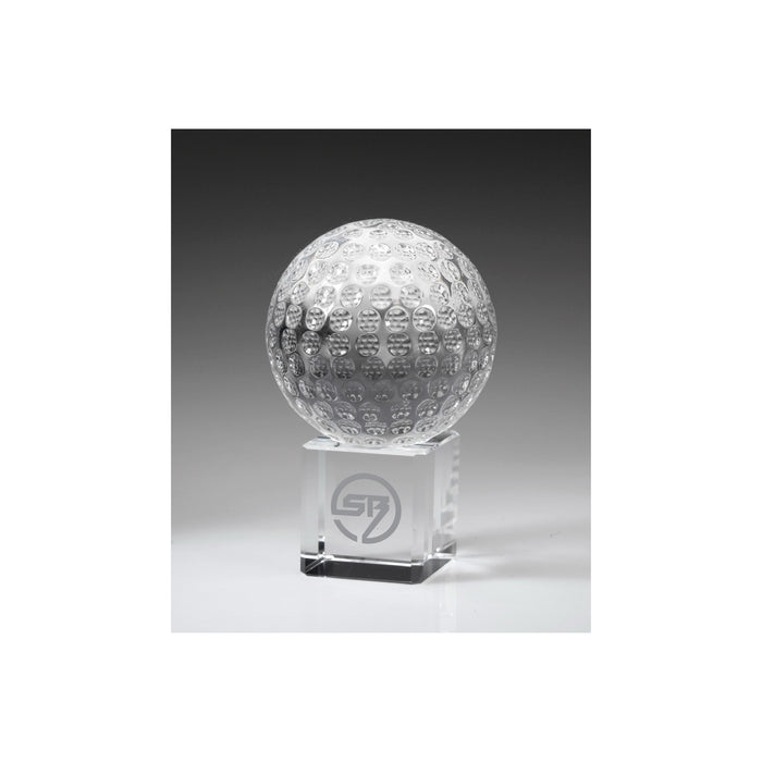 Cube Based Optical Crystal Golf Awards