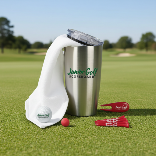 Custom Logo Golf Gift Kit with Bridgestone E6 & 20 oz Tumbler - Tournamentshowroom.com