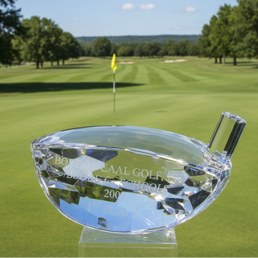 Customized Small Crystal Golf Driver Head - Tournamentshowroom.com