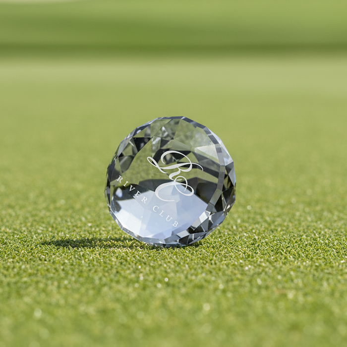 Standing Faceted Paperweight Etched with your Logo - Tournamentshowroom.com