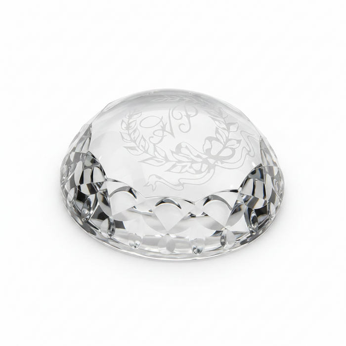 Crystal Golf Dome Paperweight Etched with your Logo