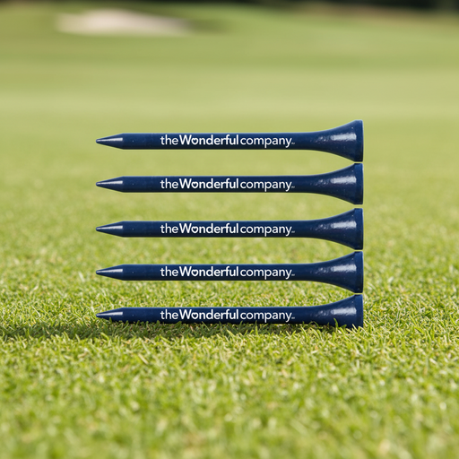 Custom Logo Golf Tee Package with 5 Tees - Tournamentshowroom.com