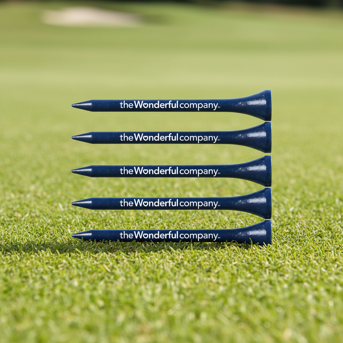 Custom Logo Golf Tee Package with 5 Tees - Tournamentshowroom.com