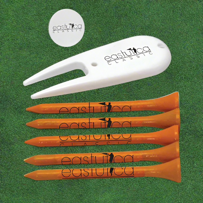 Tees,Ball Marker,Divot Tool Golf Combo Pack