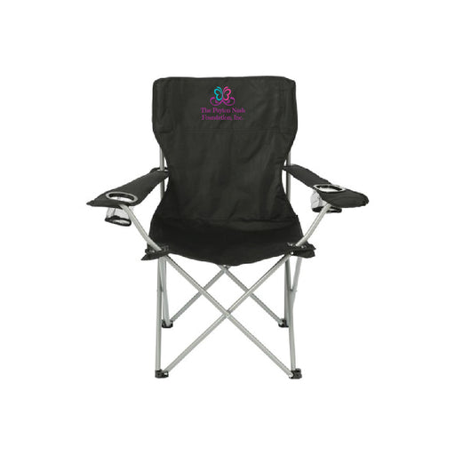Custom Logo Heavy-Duty Game Day Event Folding Chair – 300 lb Weight Capacity - Tournamentshowroom.com