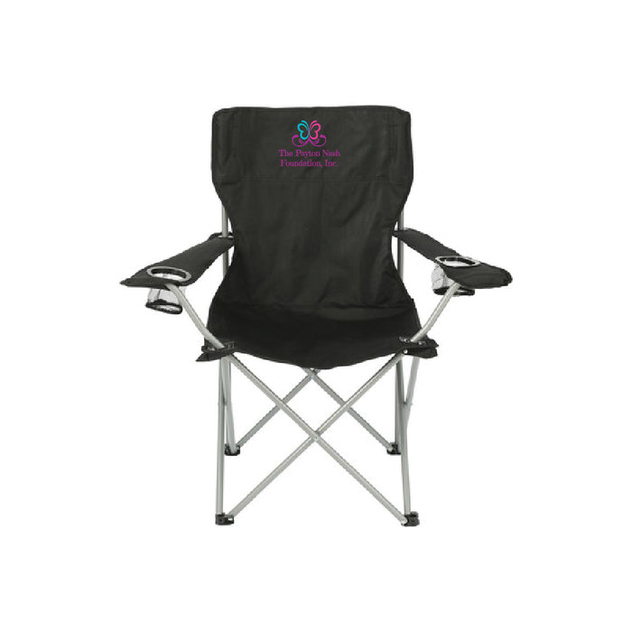 Custom Logo Heavy-Duty Game Day Event Folding Chair – 300 lb Weight Capacity - Tournamentshowroom.com