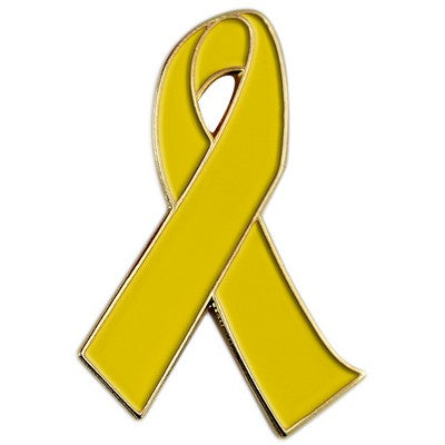 Custom Imprint Awareness Ribbon Lapel Pin