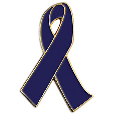 Custom Imprint Awareness Ribbon Lapel Pin