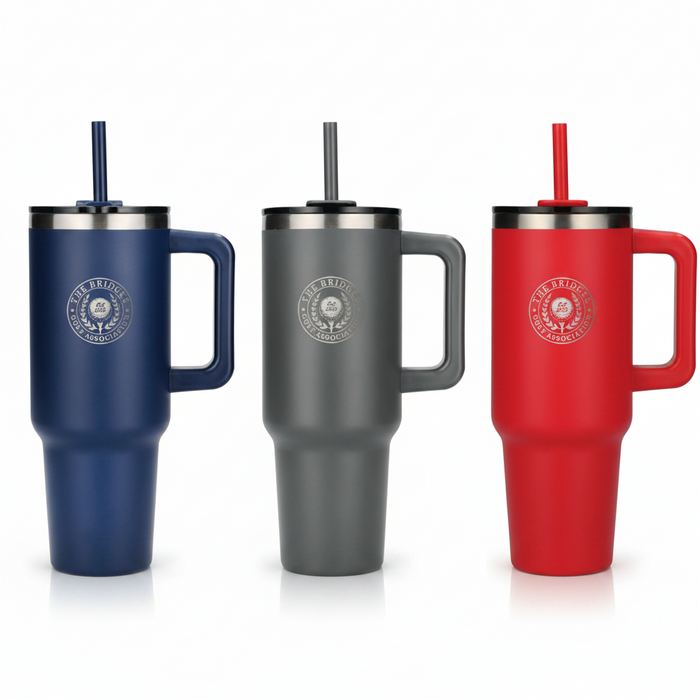 Golf PINNACLE RECYCLED TRAVEL TUMBLER WITH STRAW 40OZ - Tournamentshowroom.com