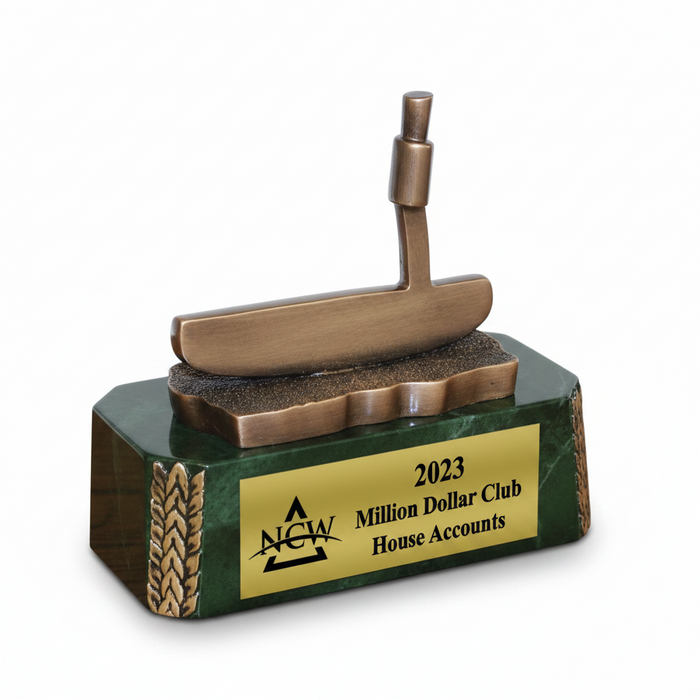 Golf Awards - Putter Head 6" Award-Tournamentshowroom.com