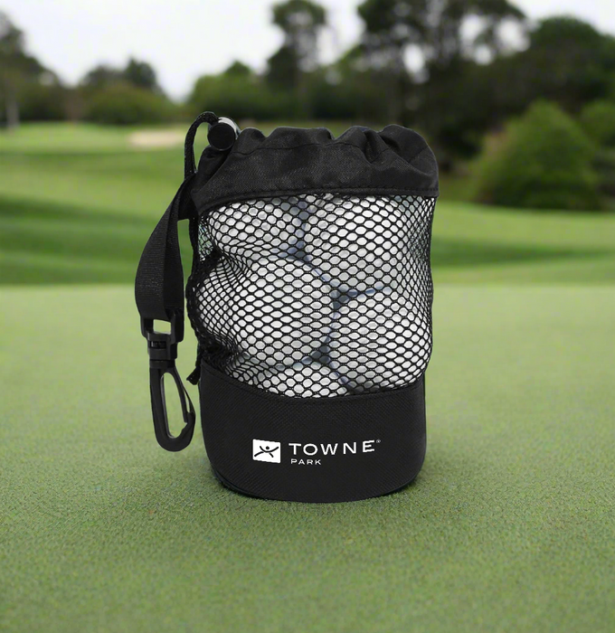 Custom Logo Nylon Mesh Golf Ball Carrier