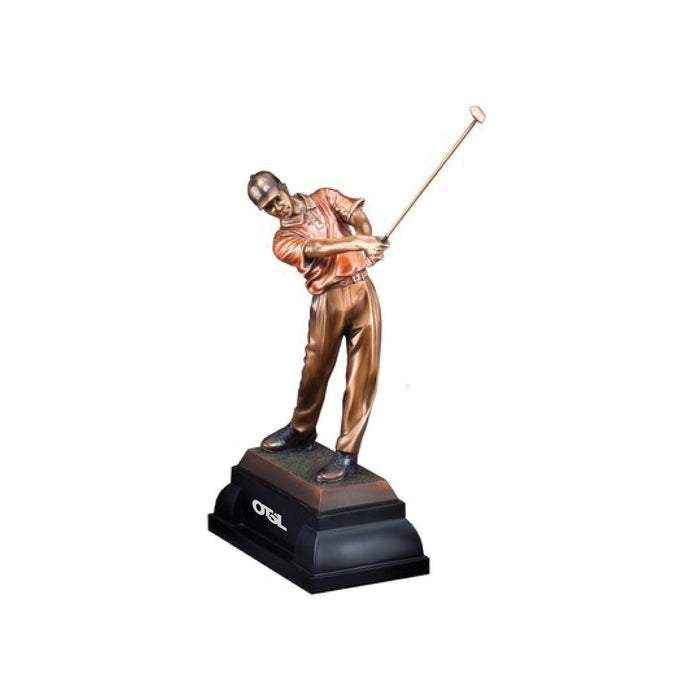 Bronze Custom Engraved Golf Statue