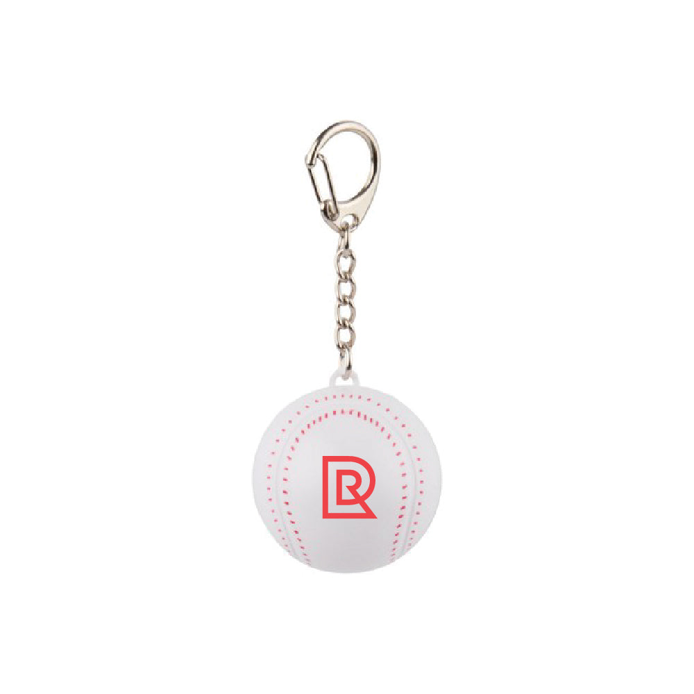 Custom Logo Baseball Keychain Lip Balm with SPF15 - Tournamentshowroom.com