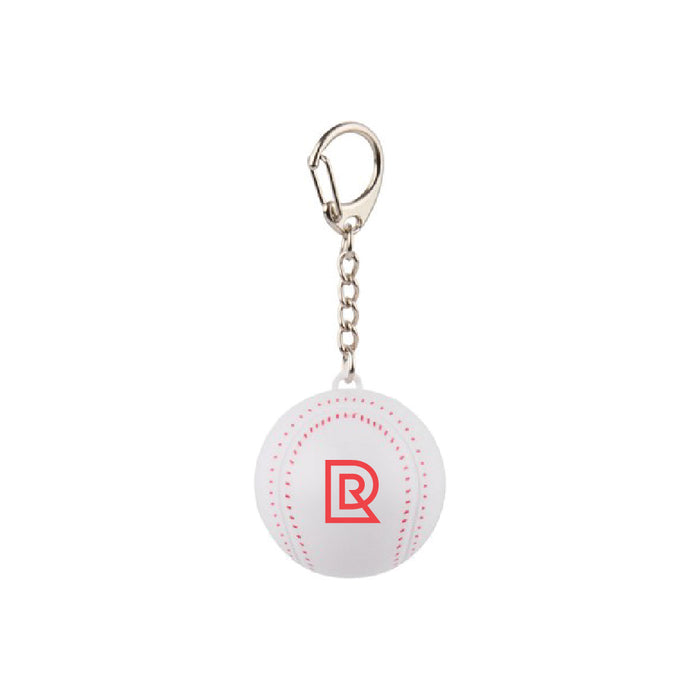 Custom Logo Baseball Keychain Lip Balm with SPF15 - Tournamentshowroom.com