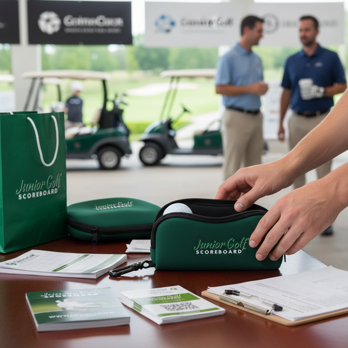 Custom Logo Golf Shade Ball Case - Tournamentshowroom.com