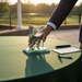 Custom Logo Small Golf Tower Award with Engraved Glass Trophy - Tournamentshowroom.com