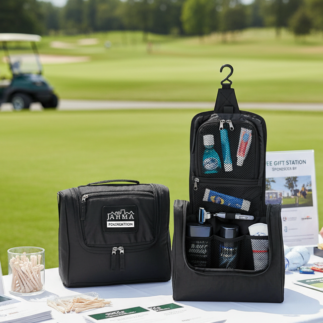 Custom Logo Golf Travel Case Budget Toiletry Organizer