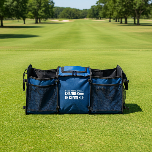 Custom Logo Golf Trunk Cooler Organizer - Tournamentshowroom.com