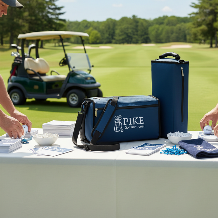 Custom Logo Golf Cooler Bag – Insulated 9-Can Chill Pack