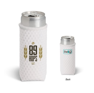 Custom Logo - 12 Oz. Swig Life™ Golf Ball Slim Can Coolie - Tournamentshowroom.com