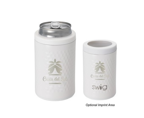 Custom Logo - 12 Oz. Swig Life™ Golf Can + Bottle Cooler - Tournamentshowroom.com