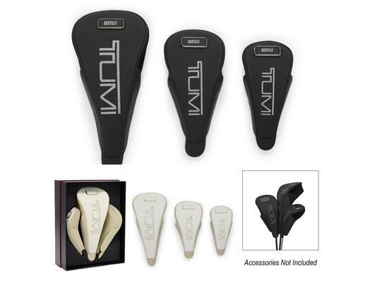 Custom Logo - Tumi Sport 3 Pack Golf Club Cover Set - Tournamentshowroom.com