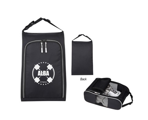Custom Logo - Crosstown Side-mesh Shoe Bag - Tournamentshowroom.com