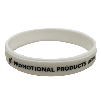 Custom Logo - Golf Ball Style Silicone Bracelet - Tournamentshowroom.com
