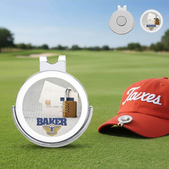 Custom Logo Good Value Golfers Ball Marker Hat Clip