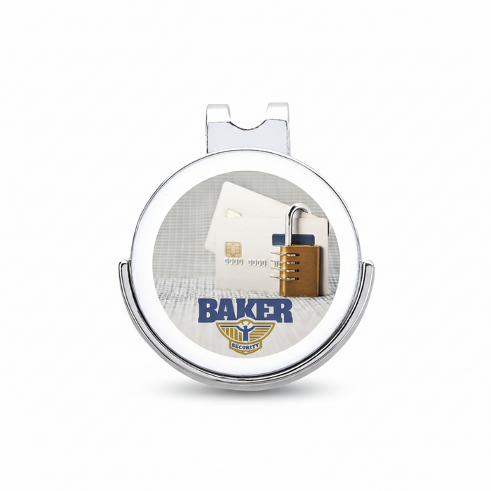 Custom Logo Golf Ball Marker Clip Magnetic Hat Belt