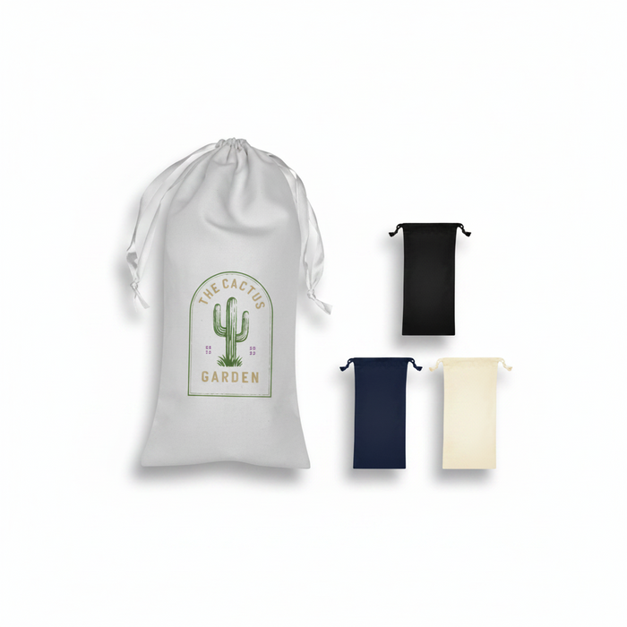 Custom Logo 100 Percent Polyester Drawstring Pouch - Tournamentshowroom.com