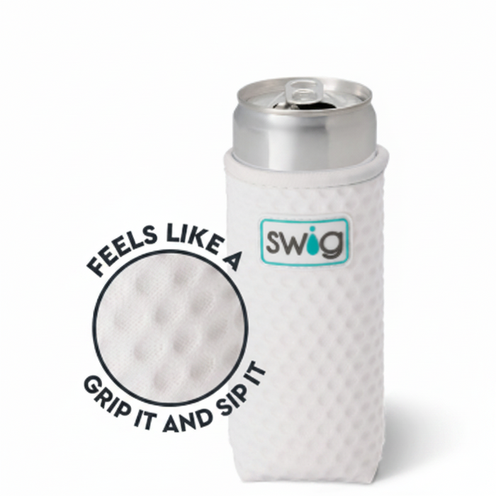 Custom Logo - 12 Oz. Swig Life™ Golf Ball Slim Can Coolie - Tournamentshowroom.com