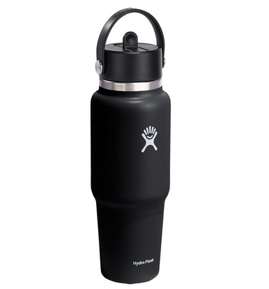 Custom Logo Hydro Flask Travel Bottle 32oz with Flex Straw Cap - Tournamentshowroom.com