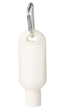Custom Logo  1 Oz SPF 30 Clip On Sunscreen with Carabiner - Tournamentshowroom.com