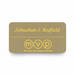 Custom Logo Rectangle Name Badge Printed - Tournamentshowroom.com