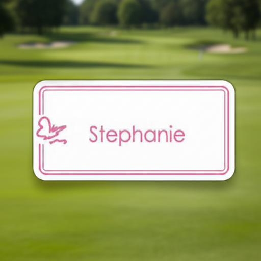 Custom Logo Mini Slim Name Badge – Digital Printed Styrene - Tournamentshowroom.com
