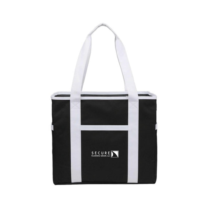 Custom Logo Varsity Club Everyday Tote Bag - Tournamentshowroom.com