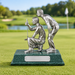 Antique Silver Large Partner Golf Award