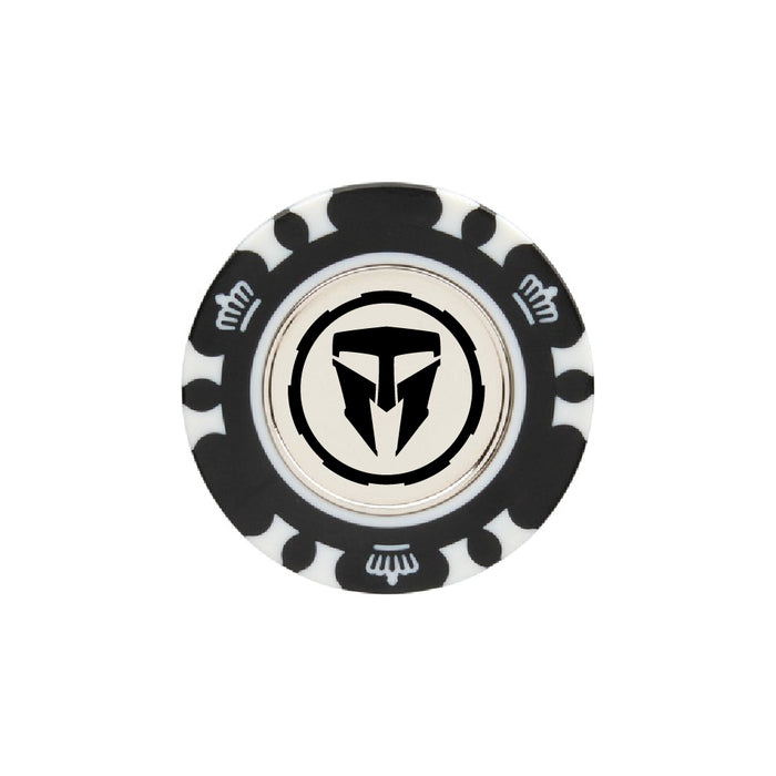 Custom Logo Eco-Friendly Poker Chip with Metal Ball Marker - Tournamentshowroom.com