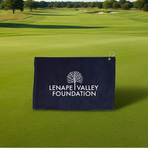 Custom Logo Midnight Luxe Turkish Golf Towel - Tournamentshowroom.com