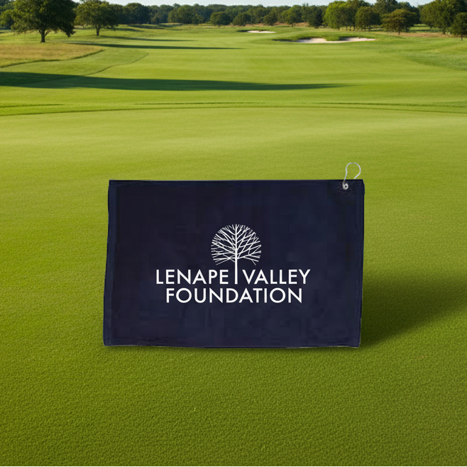 Custom Logo Midnight Luxe Turkish Golf Towel - Tournamentshowroom.com