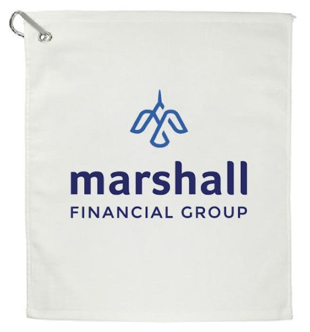 Custom Logo 15" x 18" Terry Golf Towel - Tournamentshowroom.com