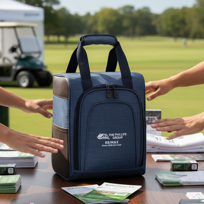 Custom Logo Golf Shoe Carrier with Ventilated Storage