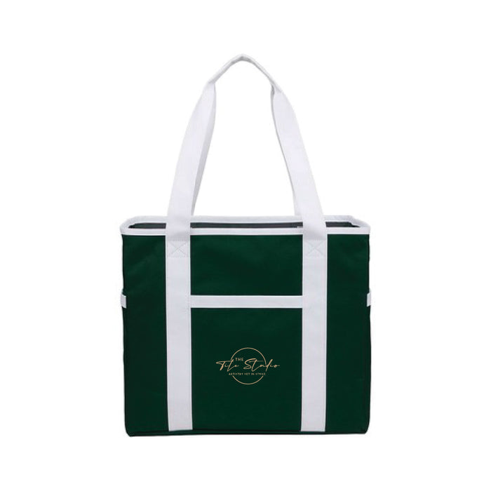 Custom Logo Varsity Club Everyday Tote Bag - Tournamentshowroom.com