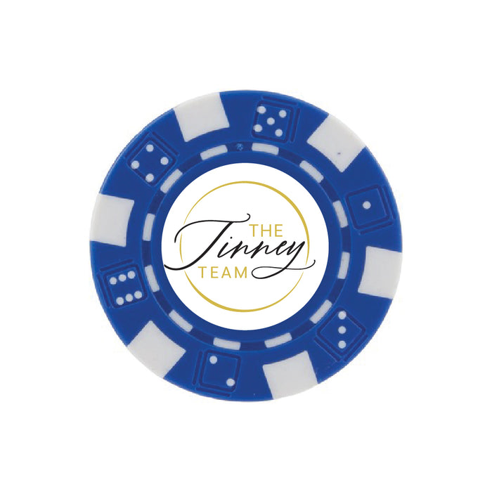 Custom Logo Poker Chip Design Golf Ball Marker