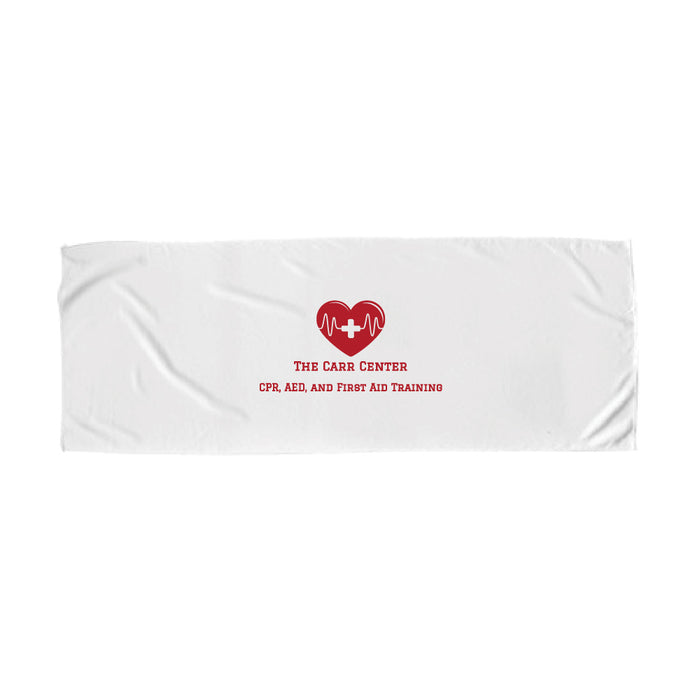 Custom Logo Alpha Performance Fitness Towel - Tournamentshowroom.com