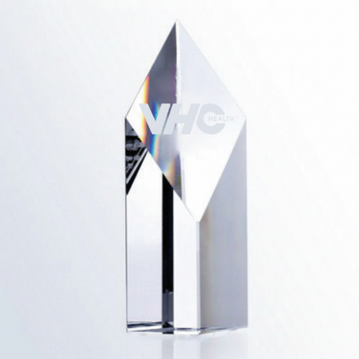 Custom Logo Super Diamond Optical Crystal Customized Golf Award