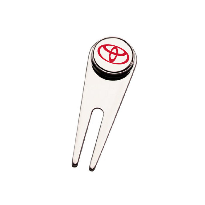 Custom Logo - Magnetic Divot Repair Tool with Ball Marker - Tournamentshowroom.com