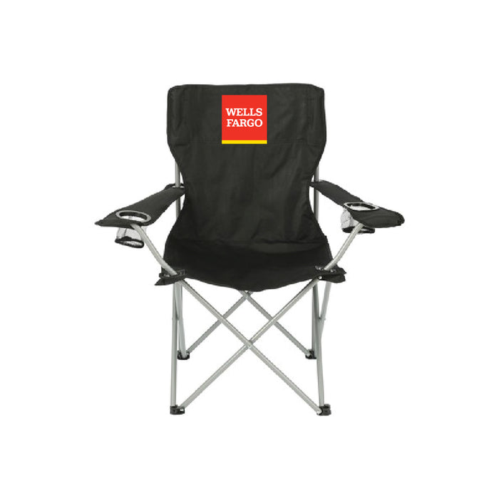 Custom Logo Heavy-Duty Game Day Event Folding Chair – 300 lb Weight Capacity - Tournamentshowroom.com