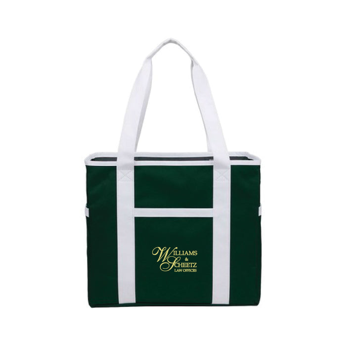 Custom Logo Varsity Club Everyday Tote Bag - Tournamentshowroom.com